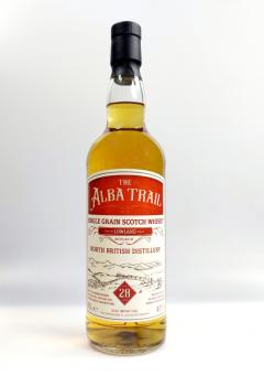 North British 1994 - 28 Jahre Bourbon Barrel mit 47,0% Single Grain scotch Whisky von ALBA Trail